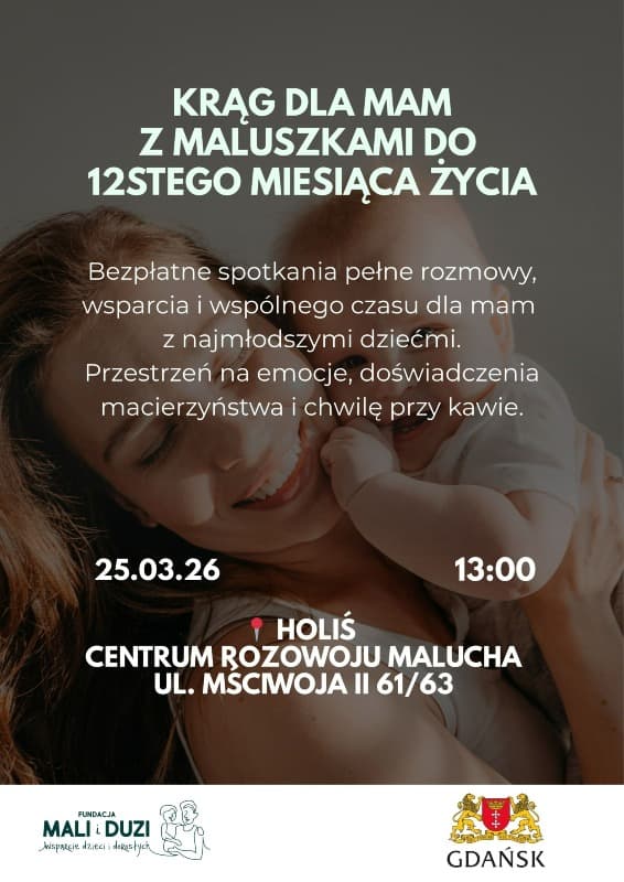 Krąg dla mam z maluszkami do 12stego miesiąca życia