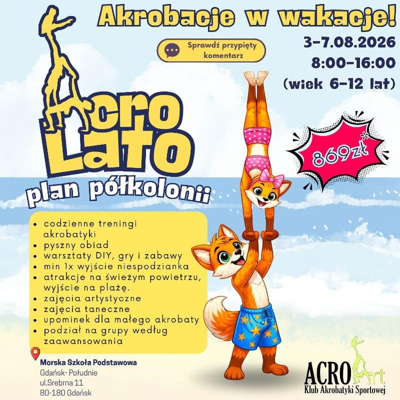 Akrobacje w wakacje!