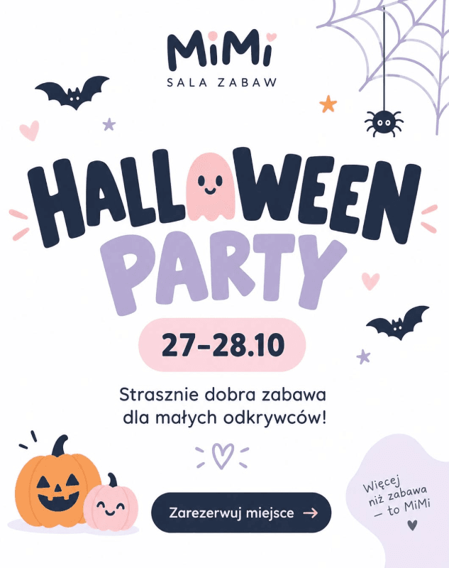 👻 HALLOWEEN PARTY dla maluszków