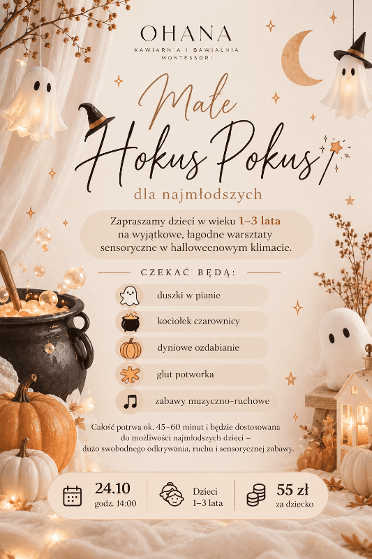 Małe Hokus Pokus dla dzieci 1-3